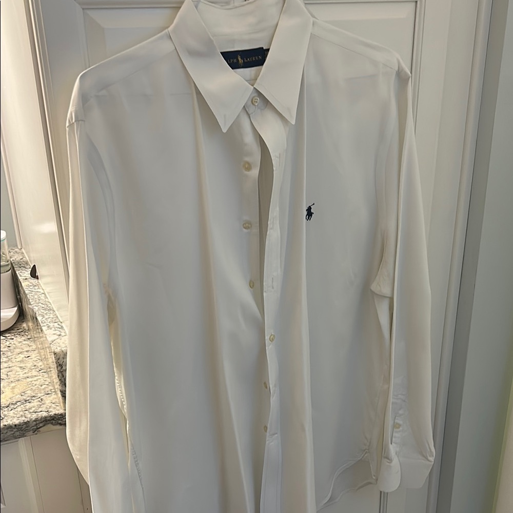 Polo by Ralph Lauren White Dress Shirt Classic Design